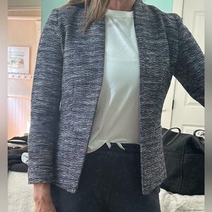 J crew size 0 Navy and White Blazer